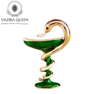 VQ Snake Trophy Cup Brooch